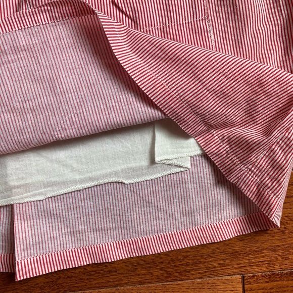 Red & White Retro-Style Cotton Summer Dress - Picture 5 of 9